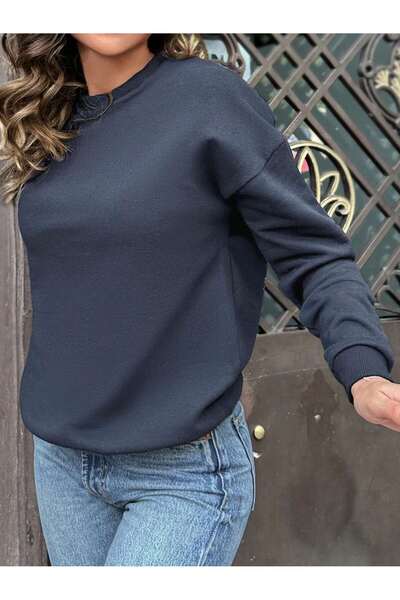 Miyalon Kadın 2 İplik Şardonlu Sweatshirt