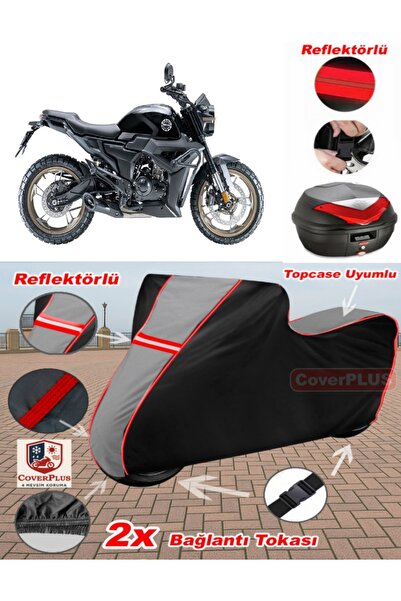 CoverPlus Zontes 155 G1 القماش المشمع Topcase متوافق مع القماش المشمع للدراجا...