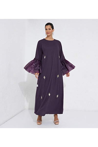 Rosette Abaya QG Purple