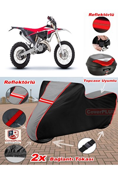 CoverPlus XE 125 Enduro 2T قماش القنب Topcase متوافق مع قماش القنب للدراجات ا...