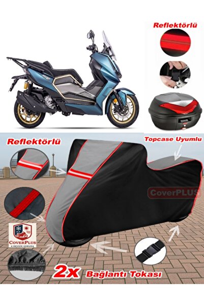 CoverPlus Regal Raptor XSUV250 قماش القنب Topcase متوافق مع القماش المشمع للد...