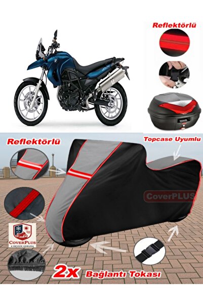 CoverPlus Bmw F 650 GS القماش المشمع Topcase متوافق مع القماش المشمع للدراجات...