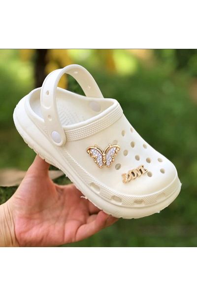 Pandalina Girl's Sandals Shiny Stone Non-Slip Sole Pool Sea Shoes