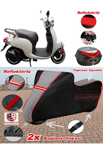 CoverPlus Motoran Wino 80 Tarpaulin Topcase Compatible Motorcycle Tarpaulin (...