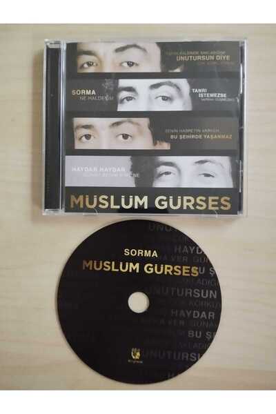 Plakperest Müslüm Gürses – Sorma - 2018 Türkiye Basım - CD Albüm-2.el