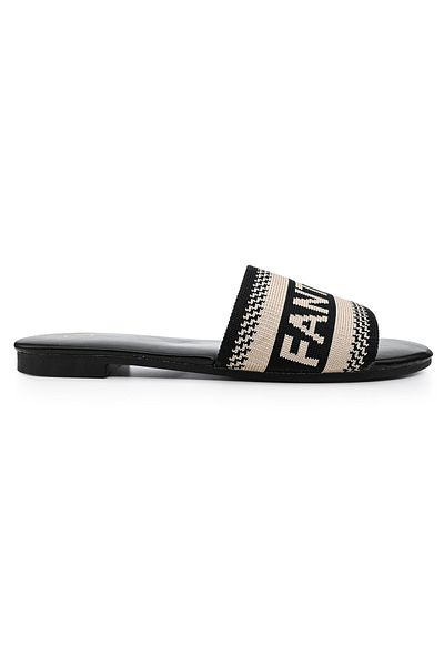 Tmall Women's Casual Slippers, Low Sole, S1000, Black