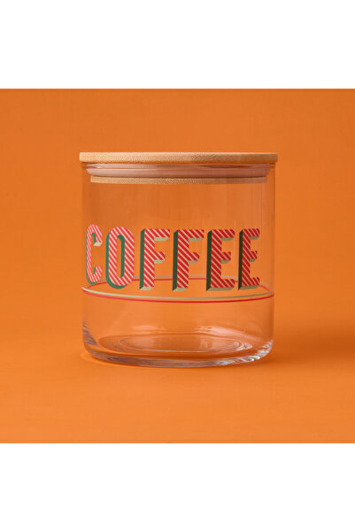 Rakle Dia Retro Kapaklı Cam Kavanoz - Renkli - 600 ml