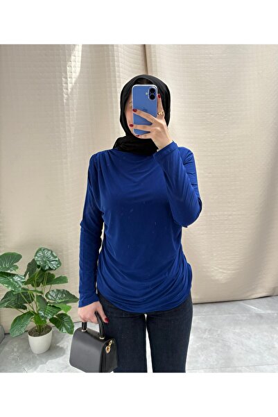 NİSUM MODA Sandy Bluz with Shoulder and Waist Tie Detail