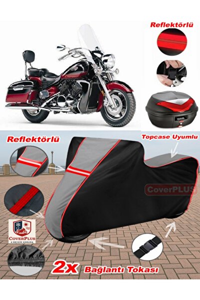 CoverPlus Yamaha Royal Star Xvz 1300 Tarpaulin Topcase Compatible Motorcycle ...