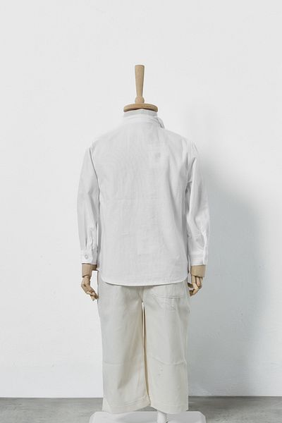 Tics Ecru asymmetric shirt