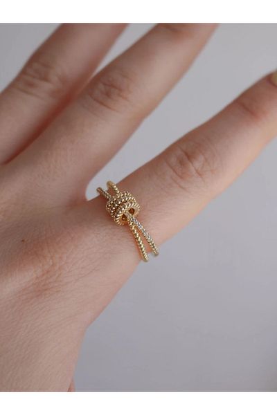 Reorah Collection Circle Multiple Ring-Zircon Stone Knot Ring
