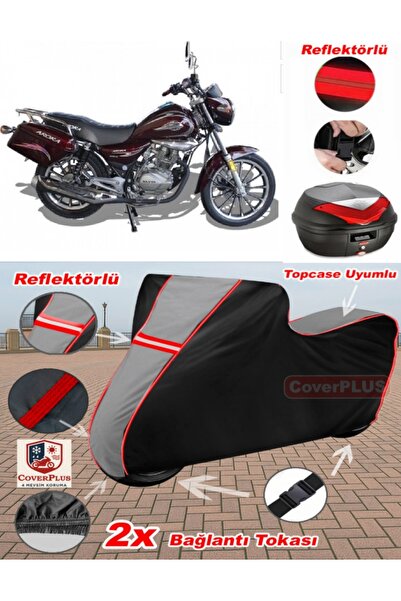 CoverPlus Arora AR 180-16 C قماش القنب Topcase متوافق مع قماش القنب للدراجات ...