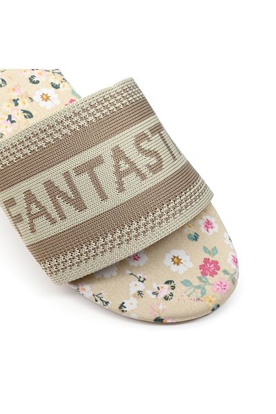 Tmall Women's Casual Slippers, Low Sole, S1001, Beige
