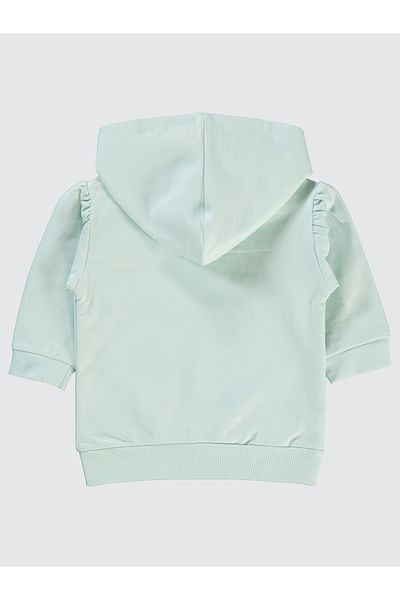 Civil Baby Baby Girl Hooded Sweatshirt 6-18 Months Mint Green
