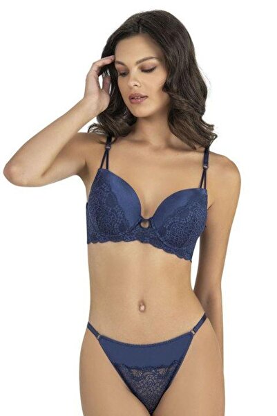 Fabony М'який бюстгальтер з мереживом і трусики