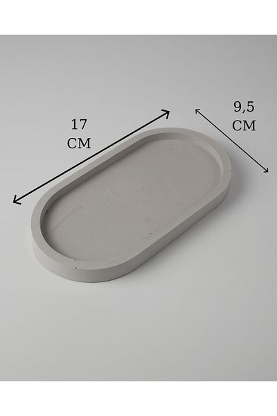Kaju Creative Decorative Concrete Plate - Jewelry Plate - Keychain - 9,5X17 / 11,5X20