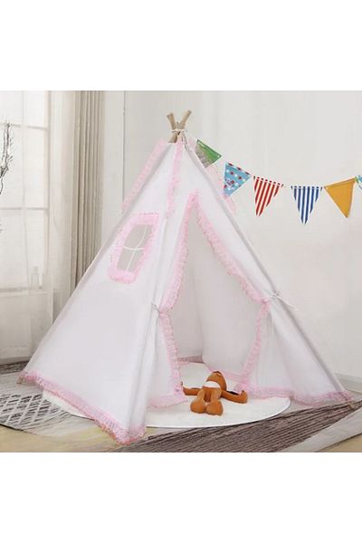 Empria Cort de joacă pentru copii, cort tipi, stil indian, Empria, 110x110x110 cm, diverse culori
