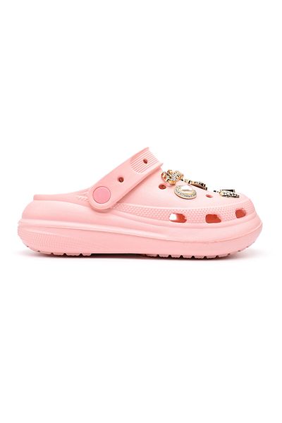 Tmall Women's Slippers, With Platform And Accessories, Foam, Pd1026, Pink