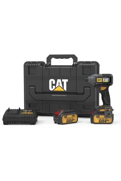 Cat DX71.2 18Volt 4.0Ah Li-ion Çift Akülü 215Nm Kömürsüz Profesyonel Şarjlı D...
