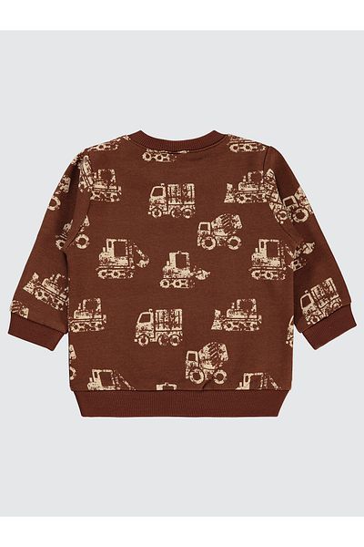 Civil Baby 6-18 Months Baby Boy Sweatshirt - Brown