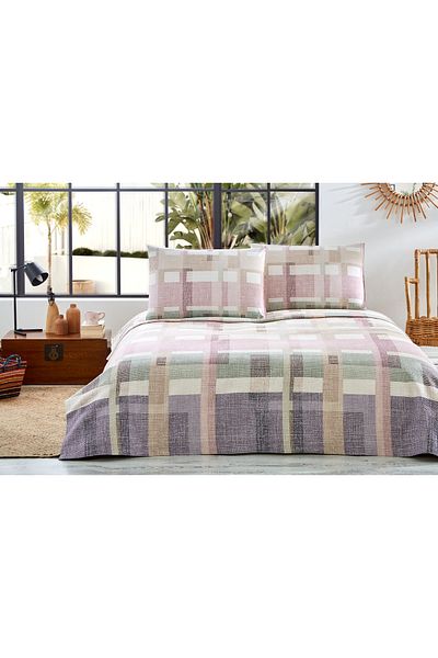 Özdilek Plaid Moderno Single Pique Set