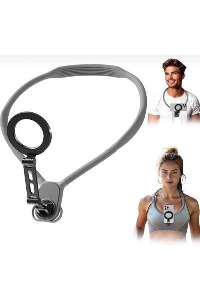 UMD 360 DERECE AYARLANABİLİR MAGSAFE ÖZELLİKLİ BOYUN ASKILI TELEFON TUTUCU