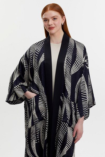 Zühre Patterned Loose Inner Outer Double Set Tk-1283