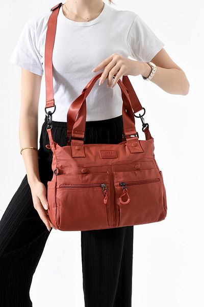 571 Collections Çanta Ultra Light Waterproof Multi-Pocket Shoulder Bag Tile (Model: 571-13-9m)
