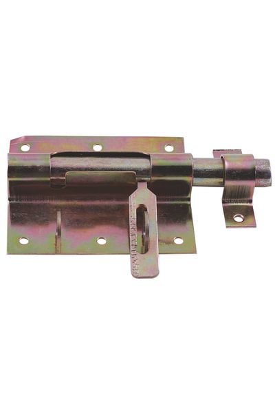 flores Latch with padlock plate and 2 catches, 120 mm, 12 pcs / set
