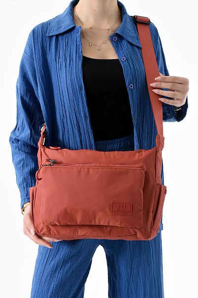 571 Collections Çanta Ultra Light Waterproof Multi-Pocket Shoulder Bag Tile (Model: 571-13-9J)