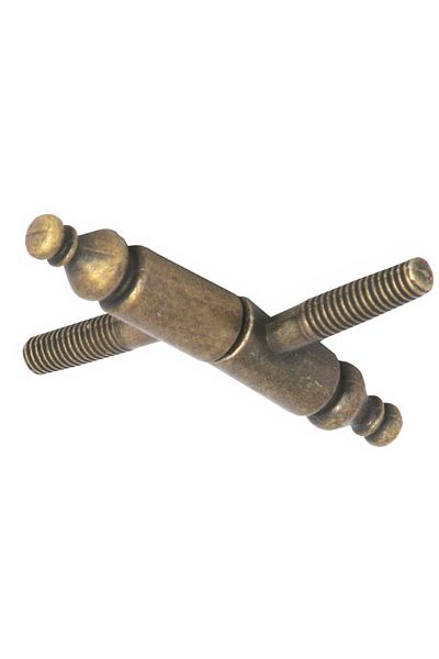 flores Pipo hinge, brown, 11 x 75 mm, 2 pcs / set