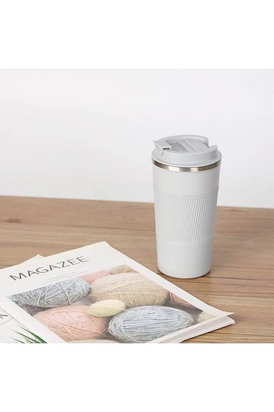 VAV GET Stainless Steel Travel Coffee Mug – 510ml Vacuum Insulated Tumbler for Hot & Cold Drinks