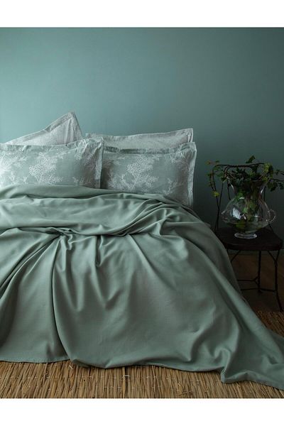 Apricitas HOME Double Person Bamboo Pike Set Tanya Sage - Pike Set with Duvet Cover
