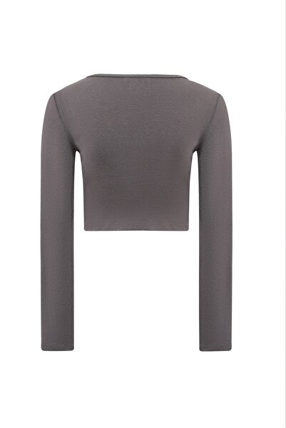 Forever 21 Dikişsiz V Yaka Tişört