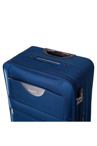 Lamonza Atlanta trolley 74x46x27 cm, 3.4 kg, expandable 30%, blue