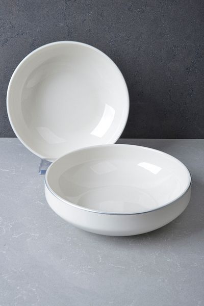 Heda Porselen Dream Platinum Gilded 2 Piece Bowl