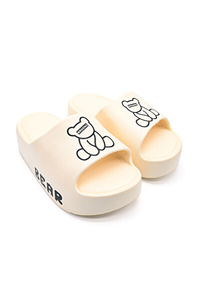 Tmall Women's Slippers, With Platform, Foam, Pd1029, Beige