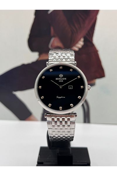 Hislon Ultra Slim Classic Men's Wristwatch 3 Atm Waterproof with 3 Years Warranty