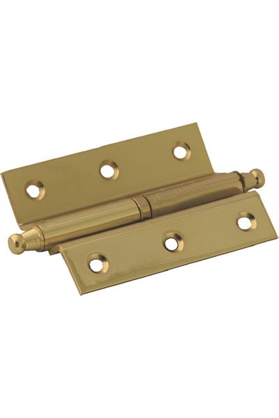 flores Kneeling hinge, metal, yellow, 40 x 110 mm, 2 pcs / set