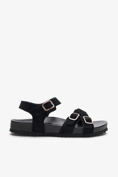 Louis Cardy Sandale de damă Jesy Black din piele naturală
