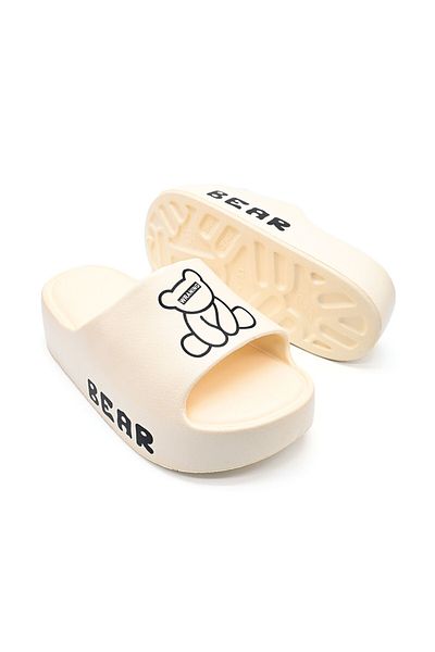 Tmall Women's Slippers, With Platform, Foam, Pd1029, Beige
