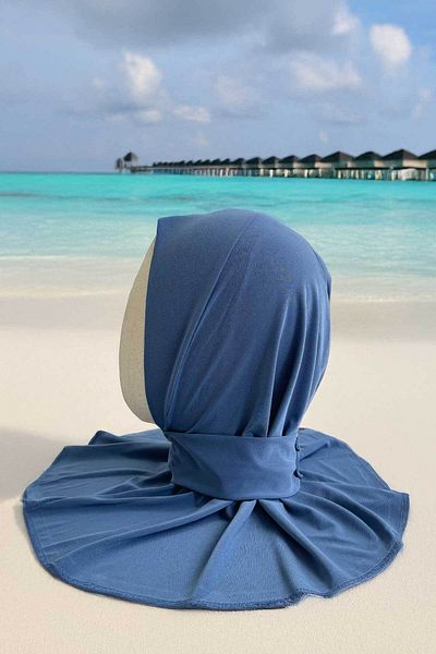 Ka Hijab Indigo - Snap Bone Design