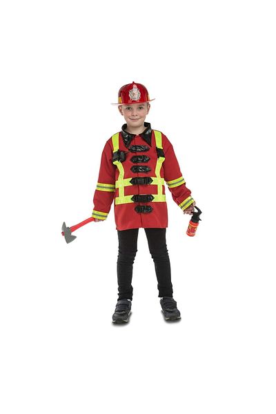 OEM Firefighter costume with accessories for children 3-5 years 110-116 cm