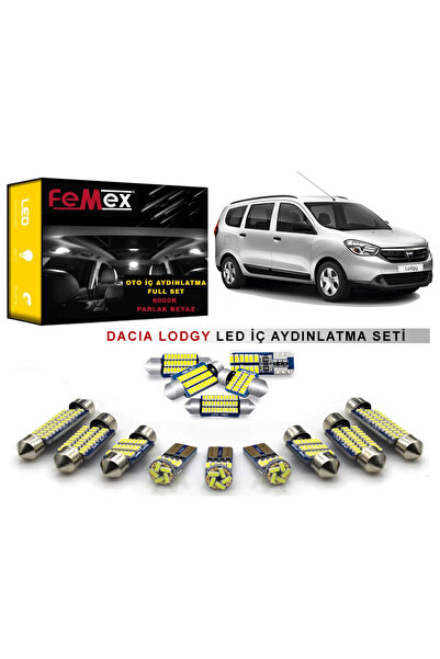 FEMEX Dacia Lodgy LED İç Aydınlatma Ampul Seti FEMEX Parlak Beyaz