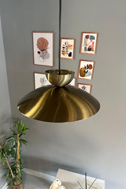 Bamyum Bright Eskitme Şapka Başlık Avize Tekli Sarkıt Salon Kuaför Cafe Dekoratif Aydınlatma Pastane