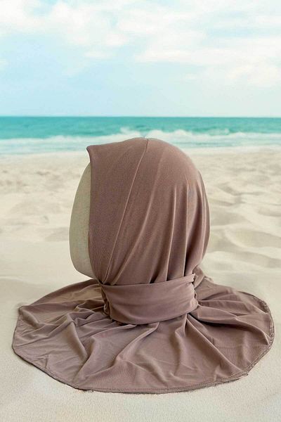 Ka Hijab Snap Bonnet - Mink
