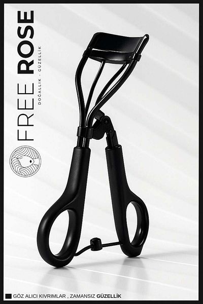 Free Rose Black Professional Eyelash Curler