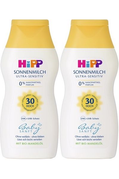 Hipp Babysanft Baby Sun Milk 200ml (30 Factor) (Set of 2)