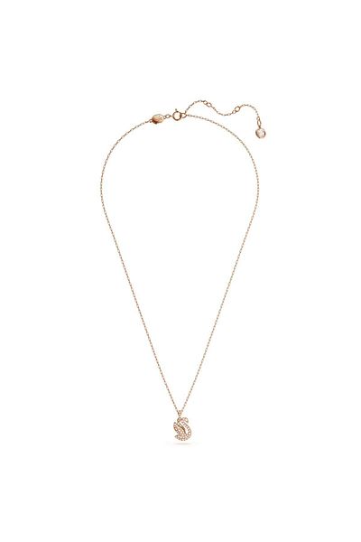 Swarovski 5647555 Necklace Iconic Swan:pend Xxs Pendant Whi/ros
