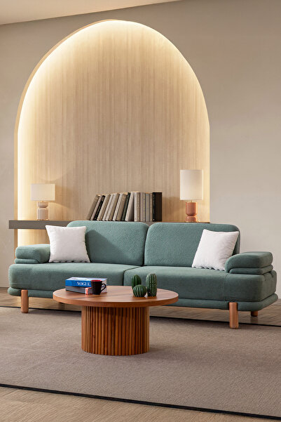 Eymense Belgrad Üçlü Koltuk Mavi